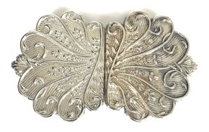 Nurses stylish silver plated buckle Made in England