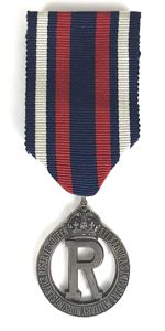 WW1 QAIMNSR 1916 hallmarked silver tippet badge medal