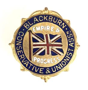 Blackburn Conservative & Unionist Association badge Lancashire