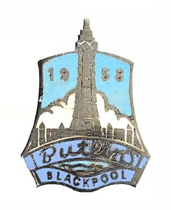 Butlins 1958 Blackpool holiday camp tower badge