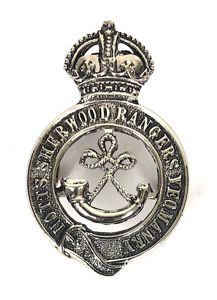 Notts Sherwood Rangers Yeomanry Officers cap badge J.R.Gaunt London