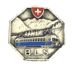 Bern-Lötschberg-Simplon- BLS Swiss Railway train badge