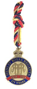 1839 - 2014 Henley Royal Regatta stewards enclosure commemorative badge