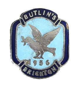 Butlins 1956 Brighton holiday camp badge made in Ireland