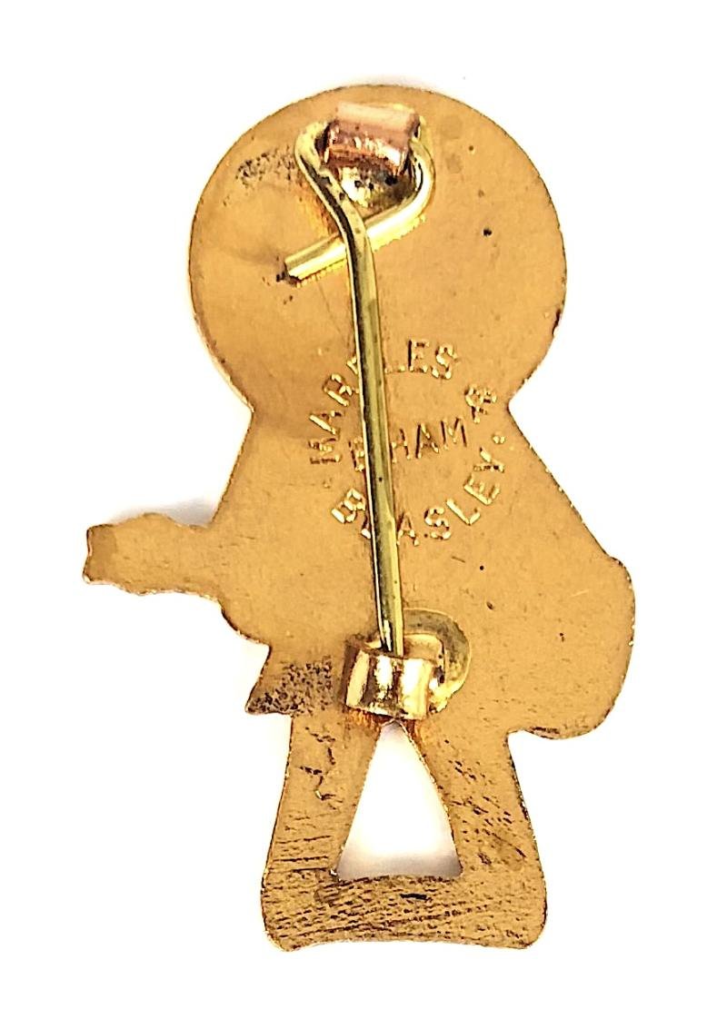 Robertson Golly guitarist white waistcoat badge Marples & Beasley in Circle — image 2