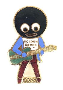 Robertson Golly guitarist white waistcoat badge Marples & Beasley in …