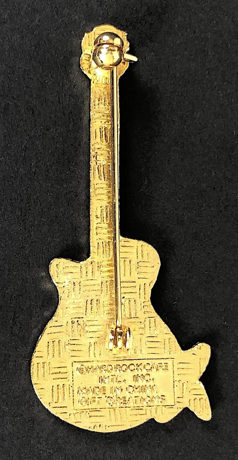 Hard Rock Cafe Orlando U.S.A. promotional guitar badge — image 2