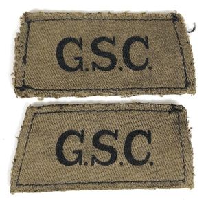 General Service Corps GSC khaki printed pair of slip on …