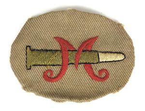 WWI Volunteer Training Corps VTC Marksmans Proficiency cloth arm badge