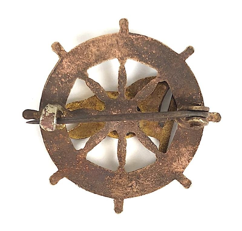 RMS Adriatic White Star Line ships wheel badge — image 2