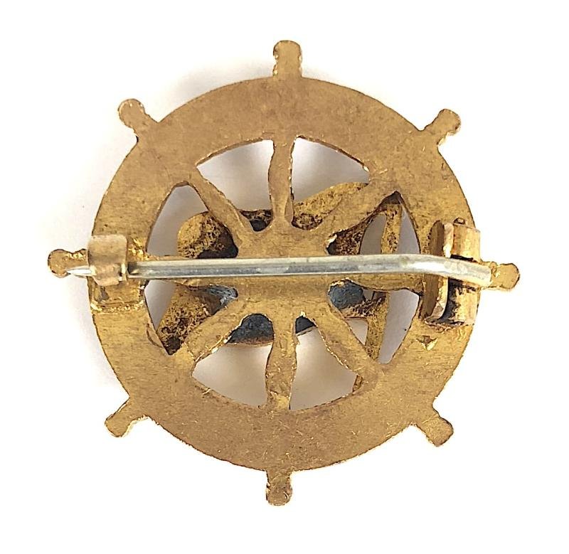 SS Orford Orient Steam Navigation Company ships wheel badge 1940 bombed off Marseille — image 2