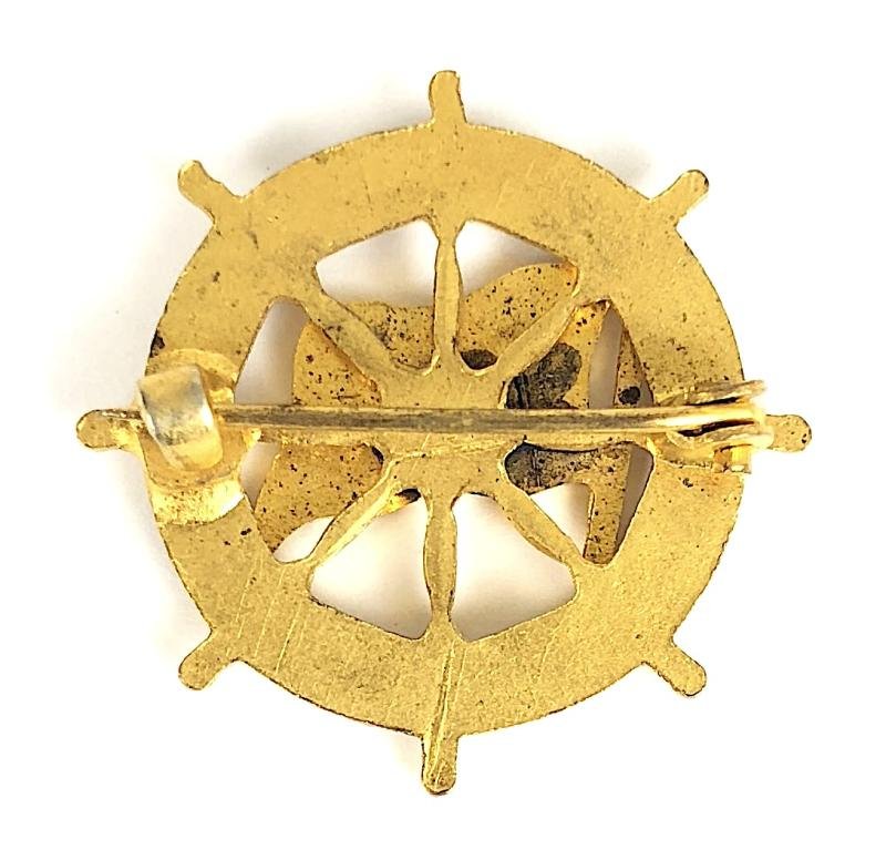 SS Orontes Orient Steam Navigation Company ships wheel badge — image 2