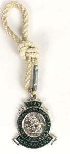 1965 Royal International Horse Show Members Club Badge 'BLOCK J …