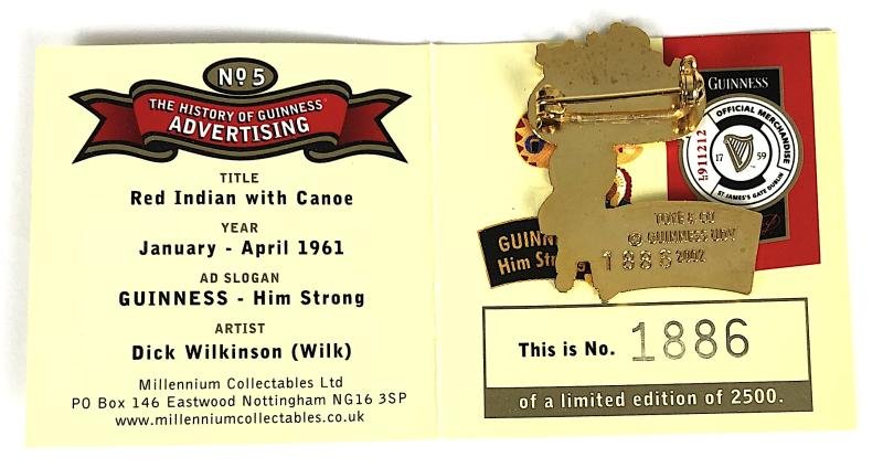 Guinness & Co 2002 Limited Edition Millennium Collectables badge — image 4