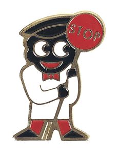 Robertsons 1980 Golly Lollipopman badge Long Pole