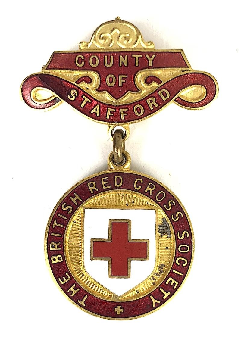 British Red Cross Society Medical Officer technical badge 858 Dr. W.P. PENHALE Stafford — image 4