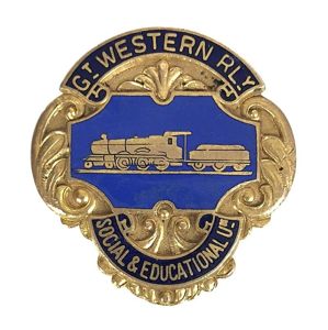 Great Western Railway Social & Educational Union Badge