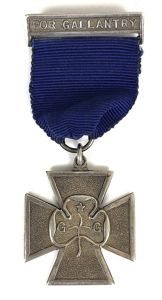 Girl Guides For Gallantry 1956 Silver Life Saving Award Medal