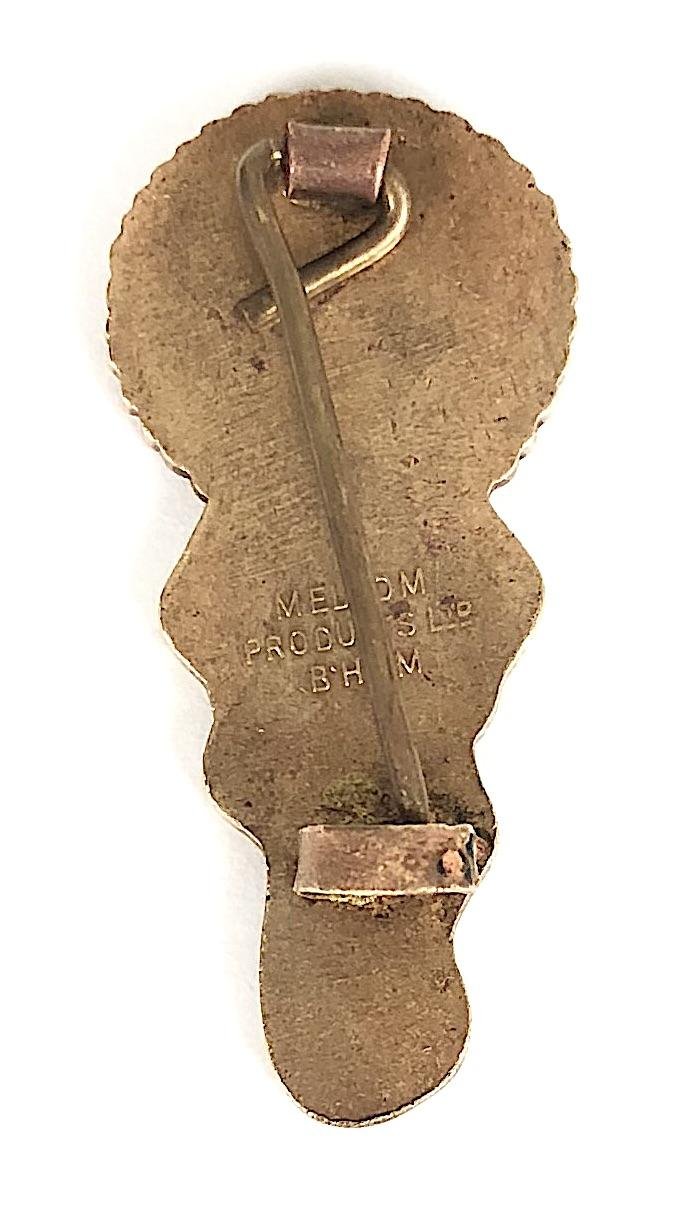 Robertsons Golly standard white waistcoat advertising badge Melson Products Ltd — image 2