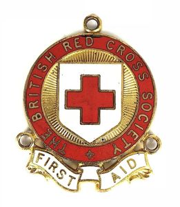 British Red Cross Society First Aid sew on uniform sleeve …
