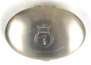 Royal Navy HMS Quorn Ships Company Dance Ladies Powder Compact …