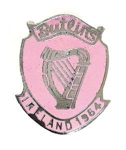 Butlins 1964 Mosney Ireland holiday camp Irish harp badge
