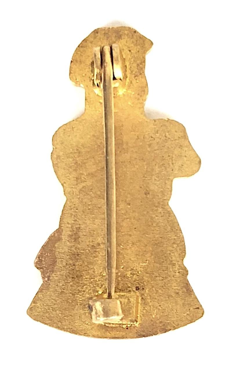 Procea Brown Bread character figure mascot advertising badge — image 2