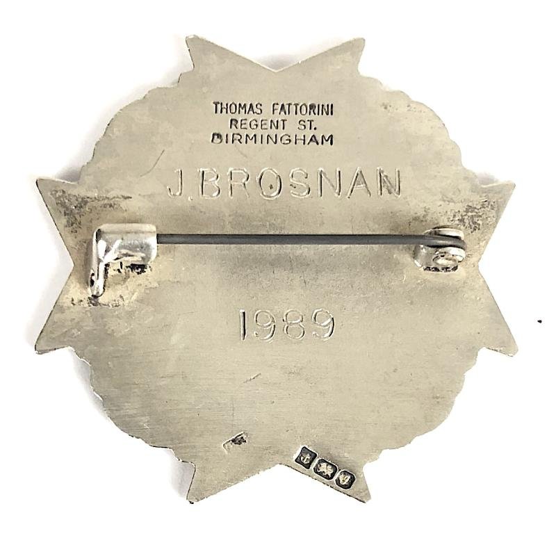 Inverclyde & Bute College of Nursing & Midwifery silver hospital badge — image 2