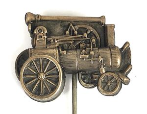 Early 20th Century Traction Engine stick pin badge