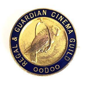Regal and Guardian Cinema Guild ooDoo club membership badge Lincolnshire