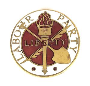 Labour Political Party membership trade union badge
