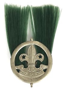 Boy Scouts Scoutmaster Officer 3rd Pattern EPNS hat badge