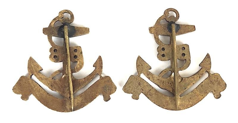 Boys Brigade 1916-1926 Officers pair of bronze collar badges — image 2