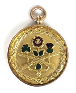 New Seaham Gold Tribute Medal 48982 Corporal William Defty RGA …