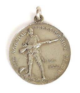 Transvaal War 1899 -1900 National Commemorative Silver Miniature Medal by …