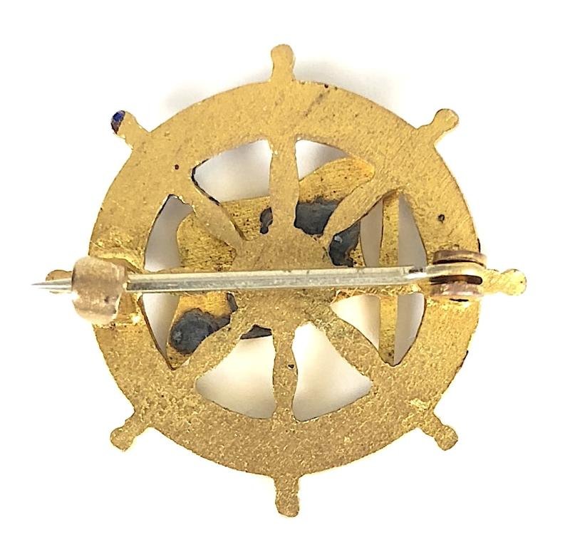 S S Osterley Orient Steam Navigation Company ships wheel badge — image 2