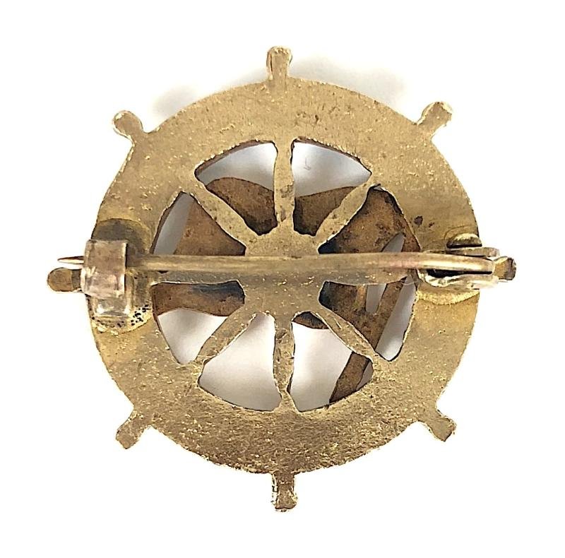 RMS Pendennis Castle Line ships wheel badge c.1958 - 1976 — image 2