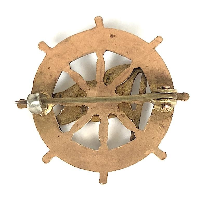 RMS Doric White Star Line Ships Wheel Badge c.1923 - 1934 — image 2