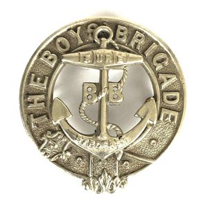 Boys Brigade officers pre 1926 glengarry cap badge