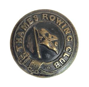 Thames Rowing Club Victorian Button by Hammond Turner & Sons