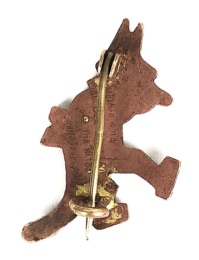 Felix the Cat cartoon character Pathe Film Company promotional badge — image 2