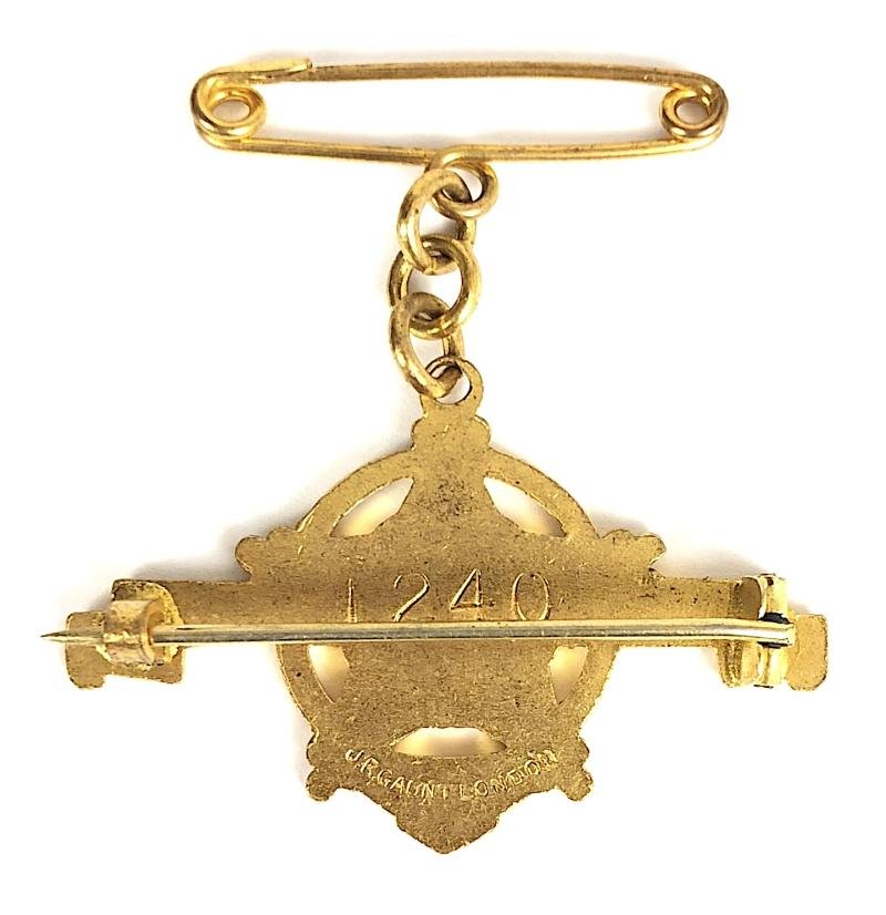 1948 Sandown Park Racecourse horse racing club lady member badge — image 2