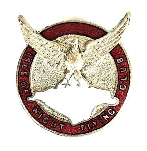 Isle of Wight Flying Club lapel badge circa 1930's