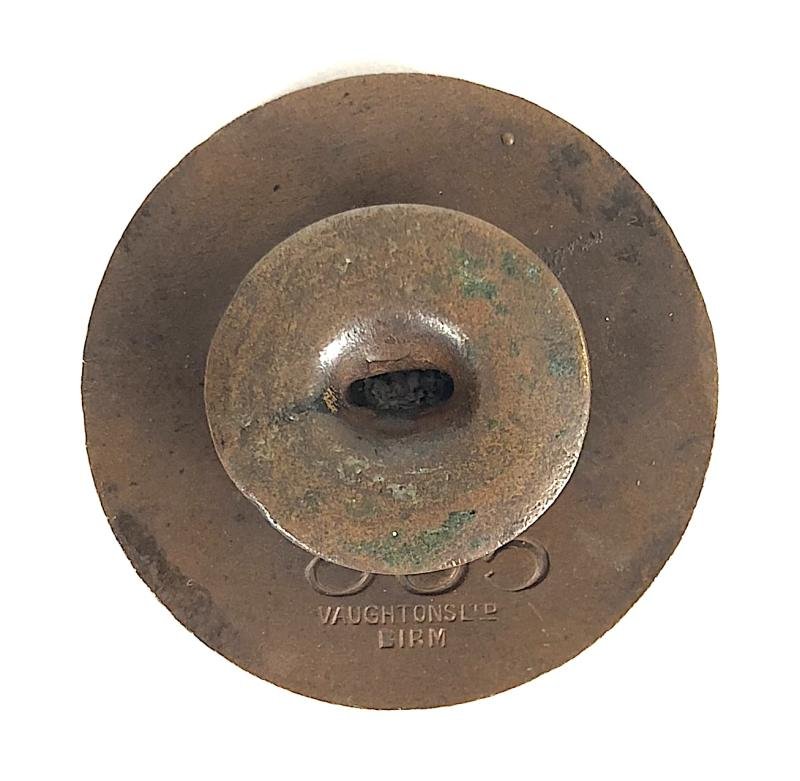 WW1 Loyal Dublin Volunteers Irish VTC officially numbered badge — image 2