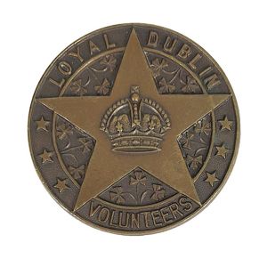 WW1 Loyal Dublin Volunteers Irish VTC officially numbered badge