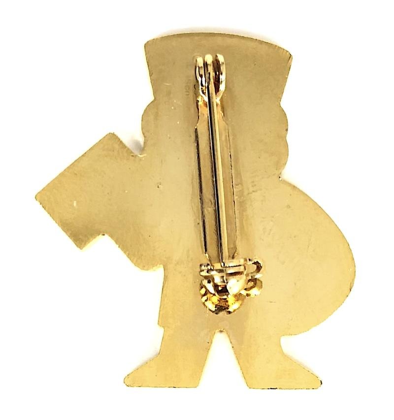 Robertsons 1980 Golly postman advertising badge all RED pocket NO MAKER — image 2