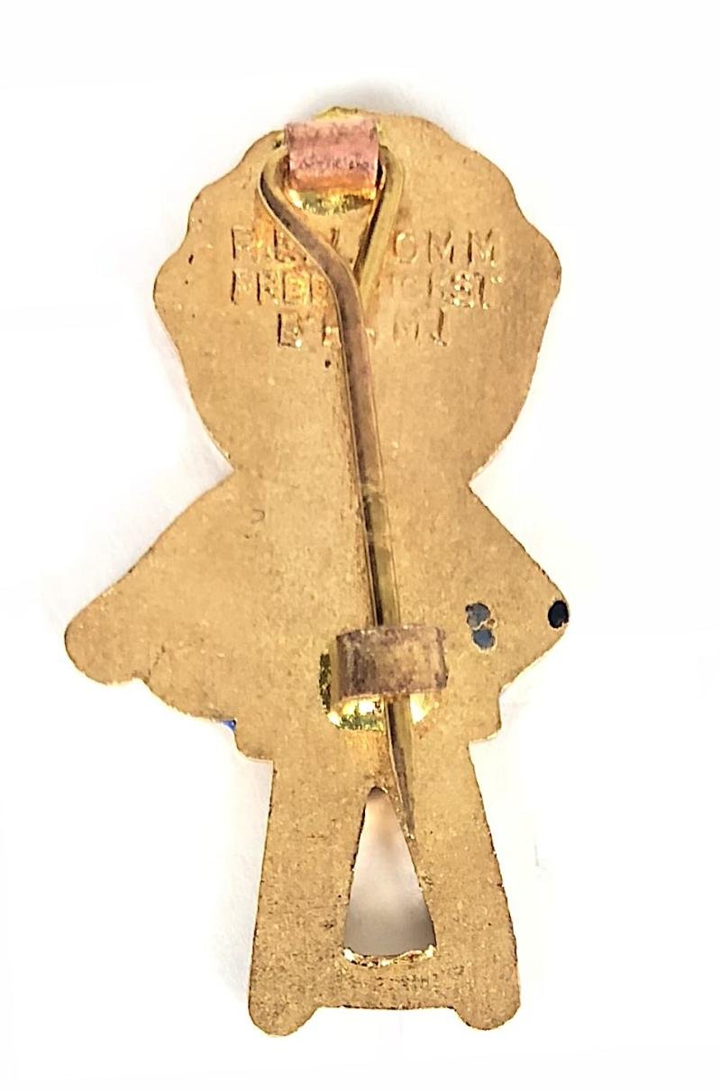 Robertsons 1970s Golly tennis player advertising badge — image 2