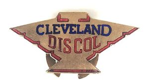 Cleveland Discol Petrol Company advertising badge c.1930's