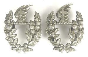 London Midland Scottish Railway Police pair of epaulette shoulder badges