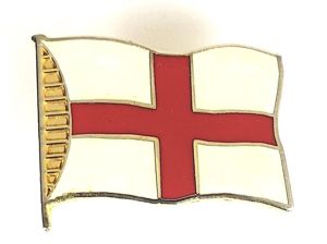 Flag of Saint George patriotic pin badge